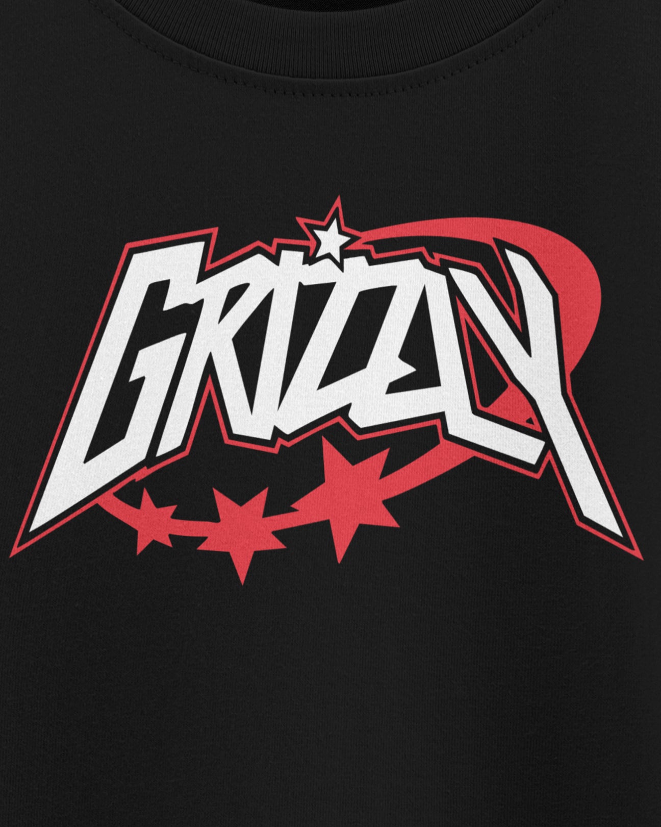Oversized Graphic Grizzly Stars T-Shirt