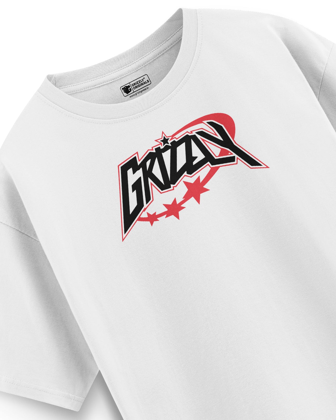 Oversized Graphic Grizzly Stars T-Shirt