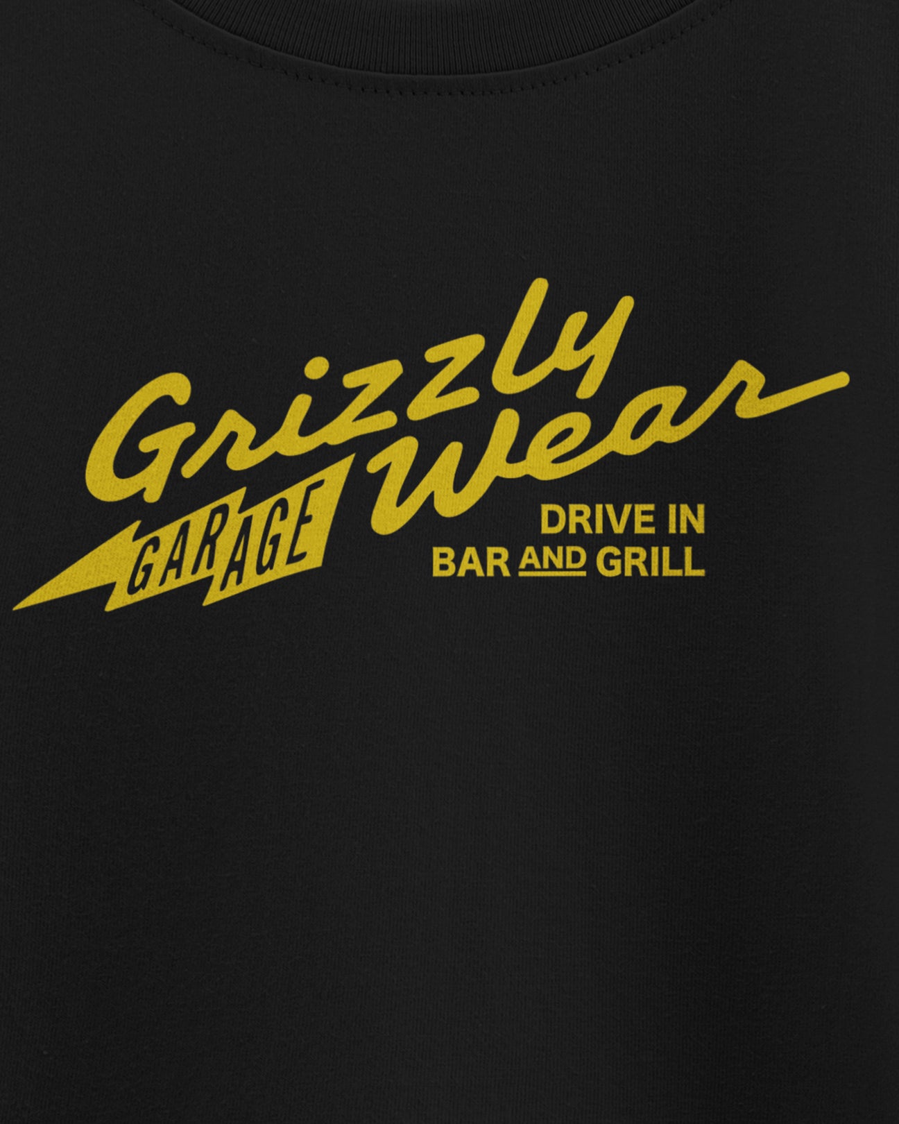 Oversized Graphic Grizzly Bar T-Shirt