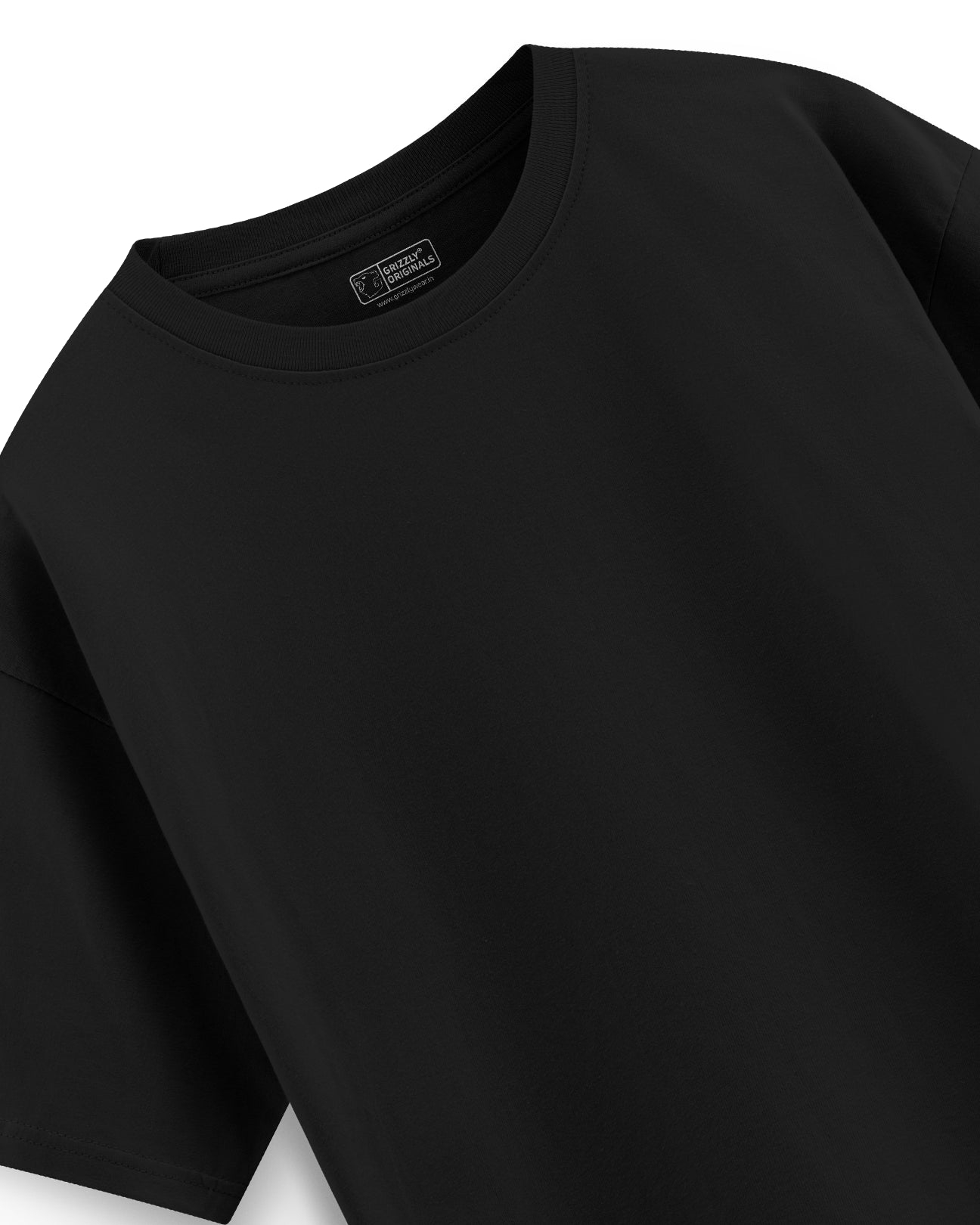 Oversized Blank T-Shirt - Midnight Black