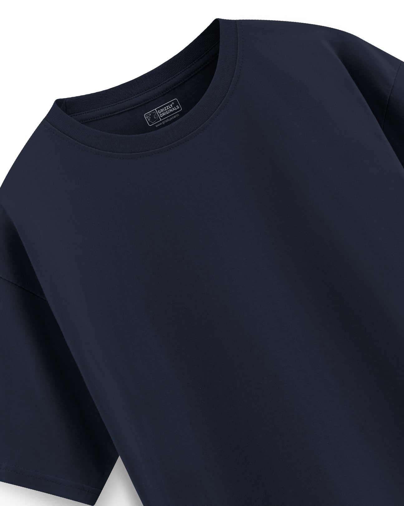 Oversized Blank T-Shirt - Classic Navy Blue