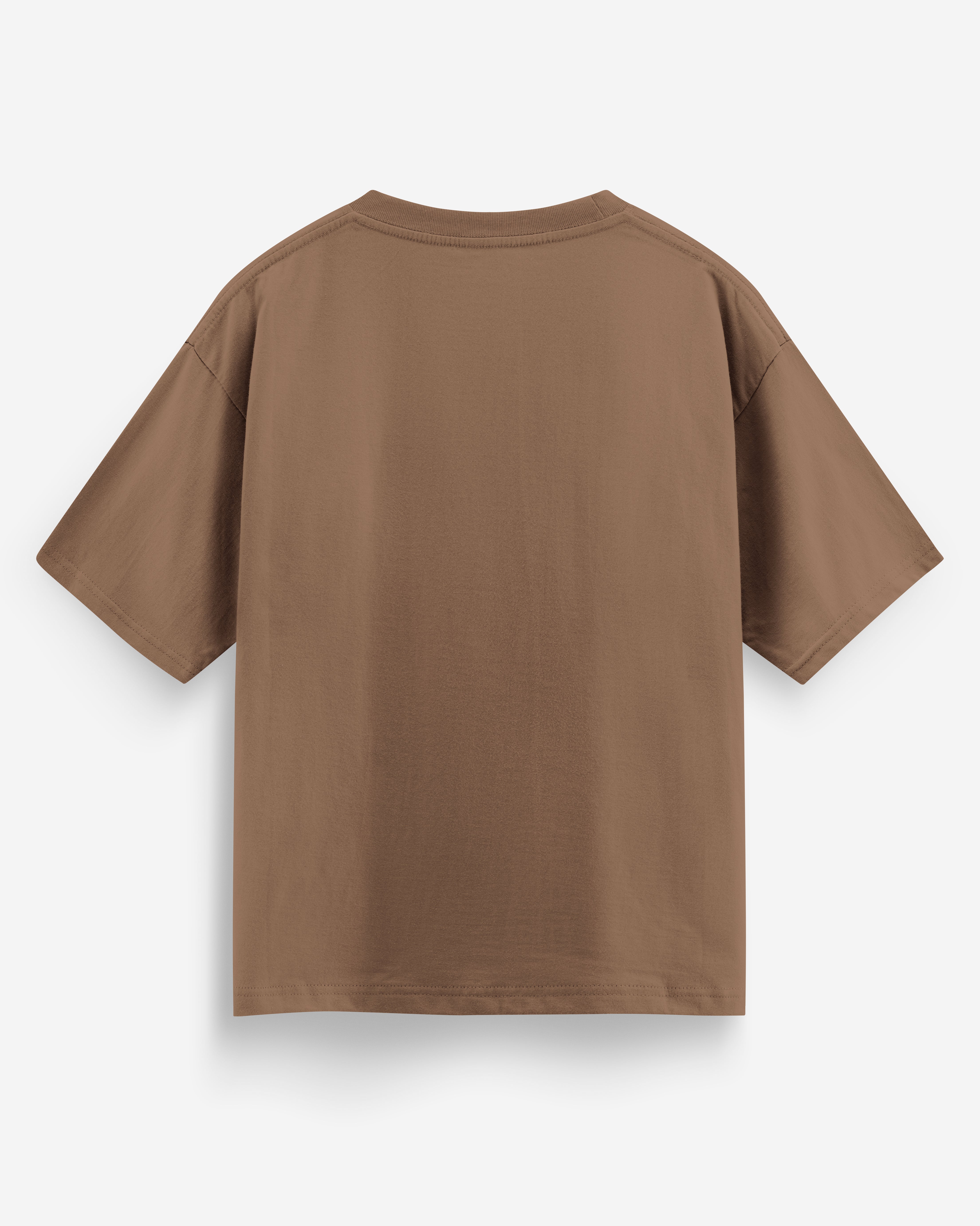 Brown Oversized Premium T-Shirt- Men