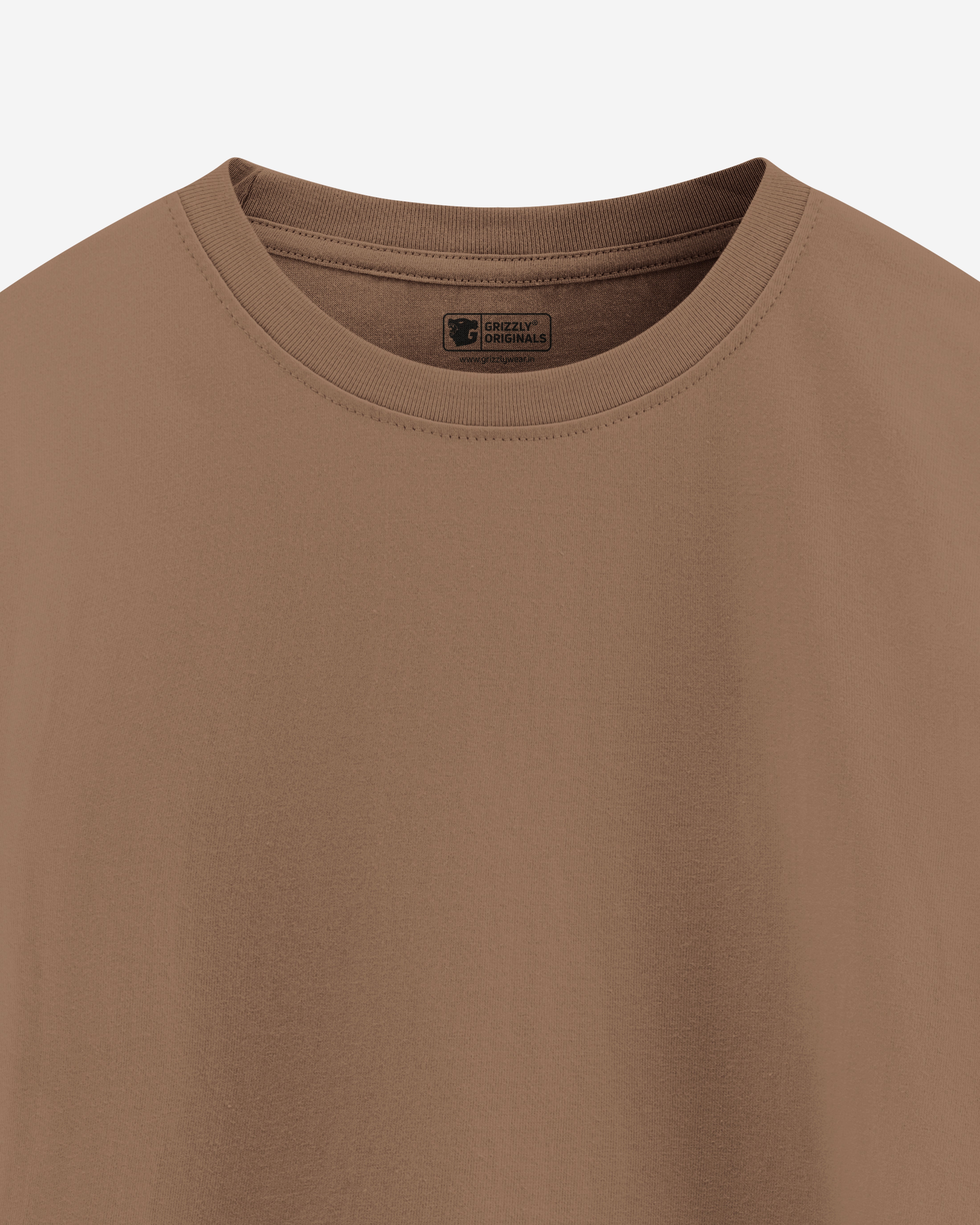 Brown Oversized Premium T-Shirt- Men