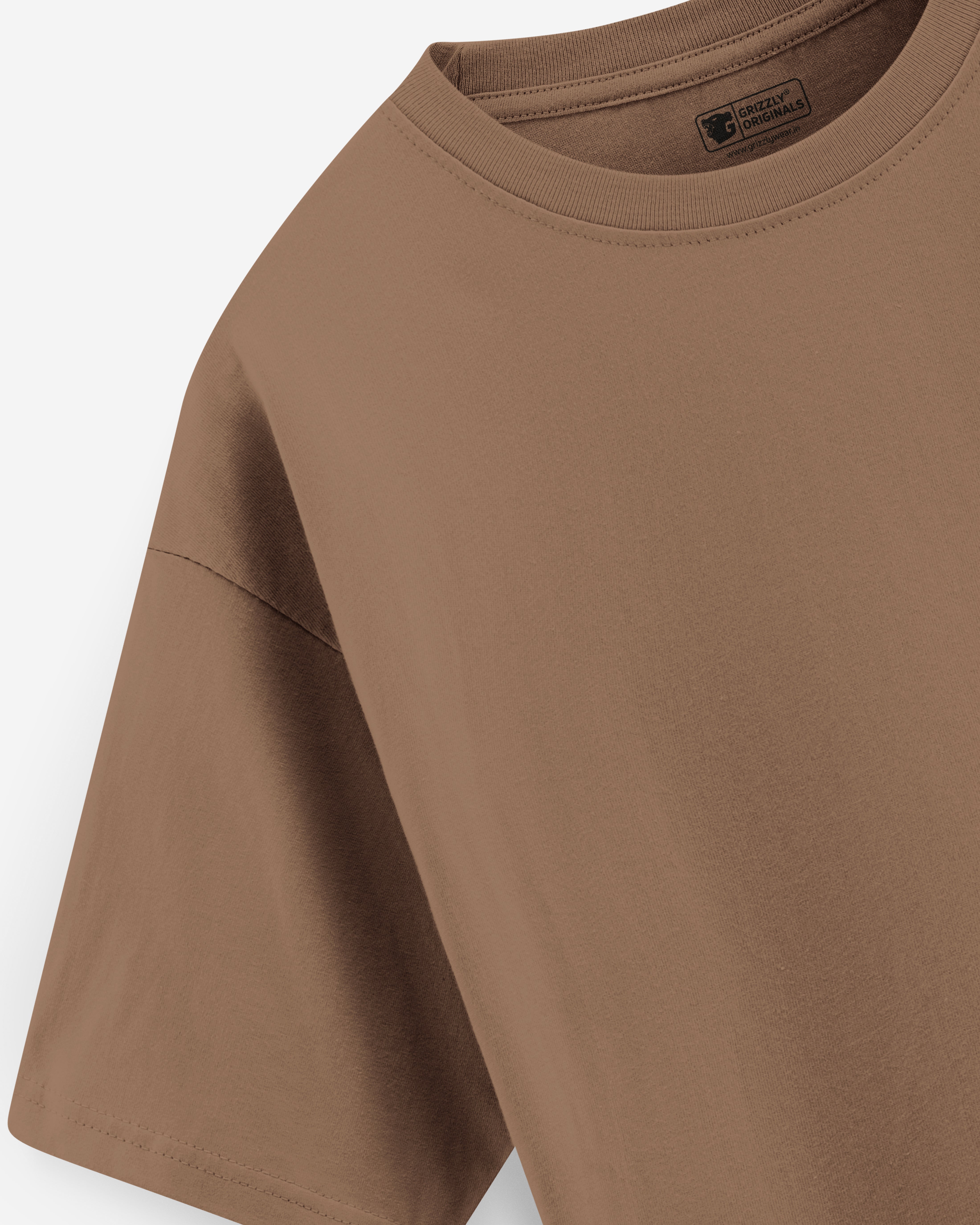 Brown Oversized Premium T-Shirt- Men