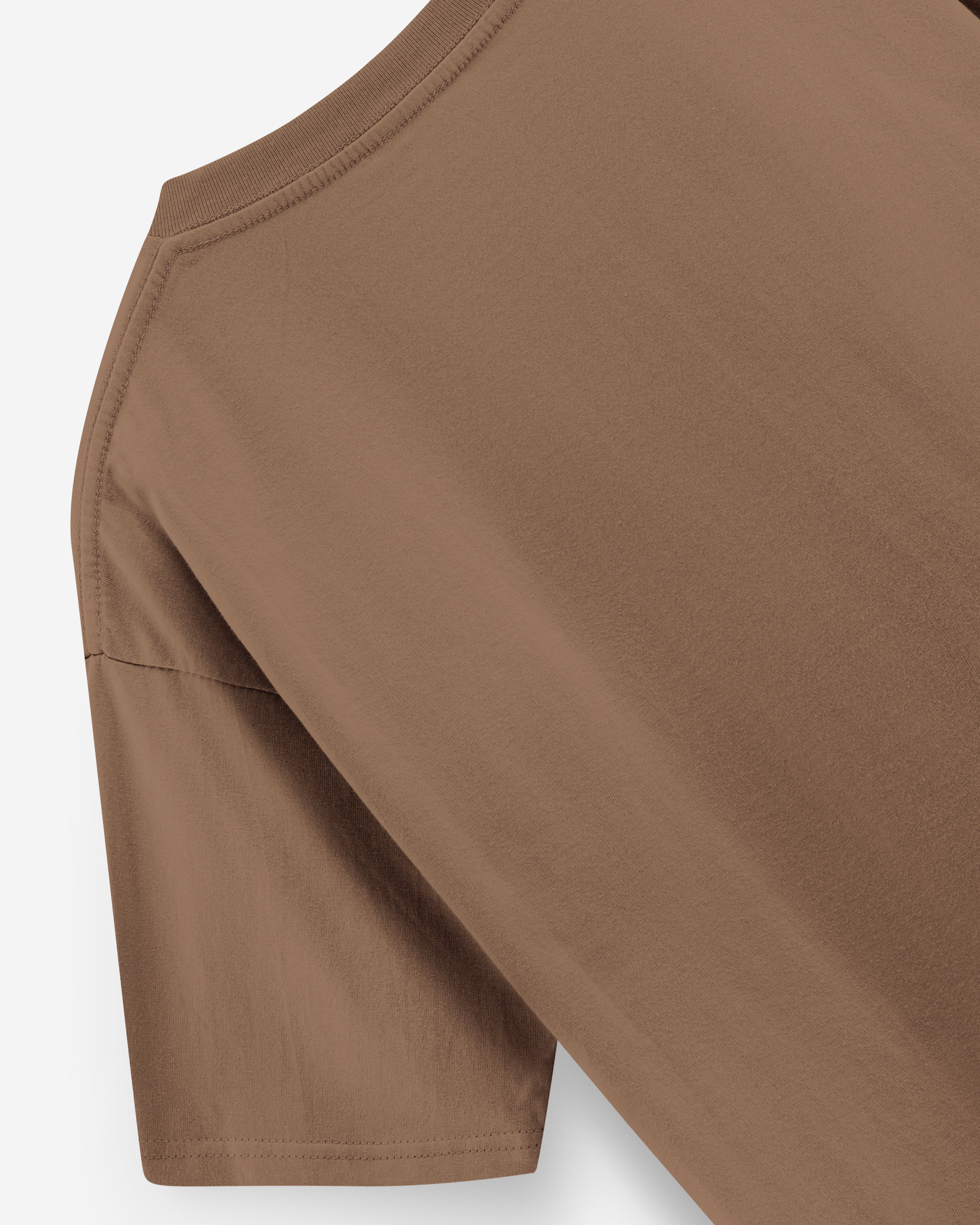 Brown Oversized Premium T-Shirt- Men