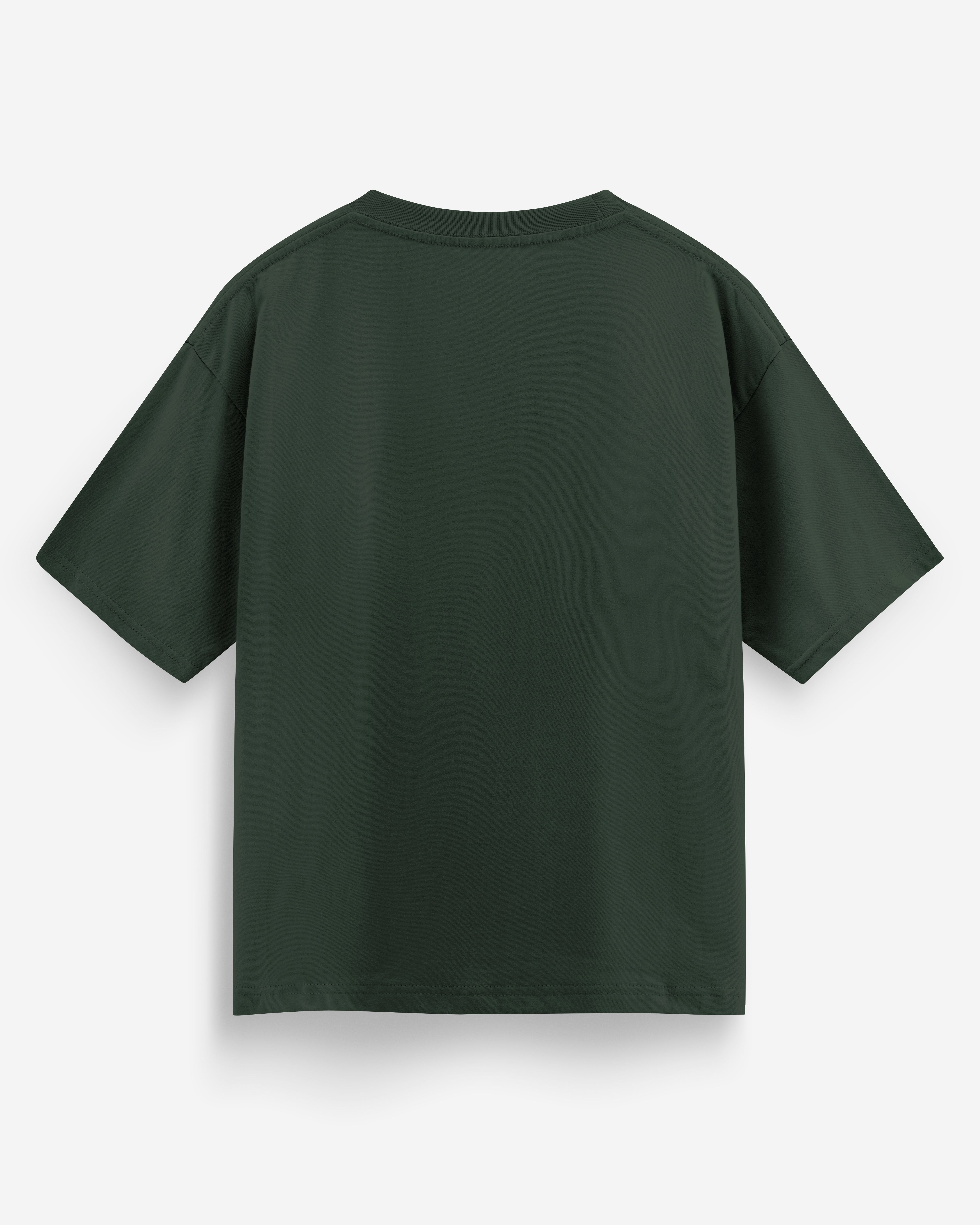 Forest Green Oversized Premium T-Shirt- Men