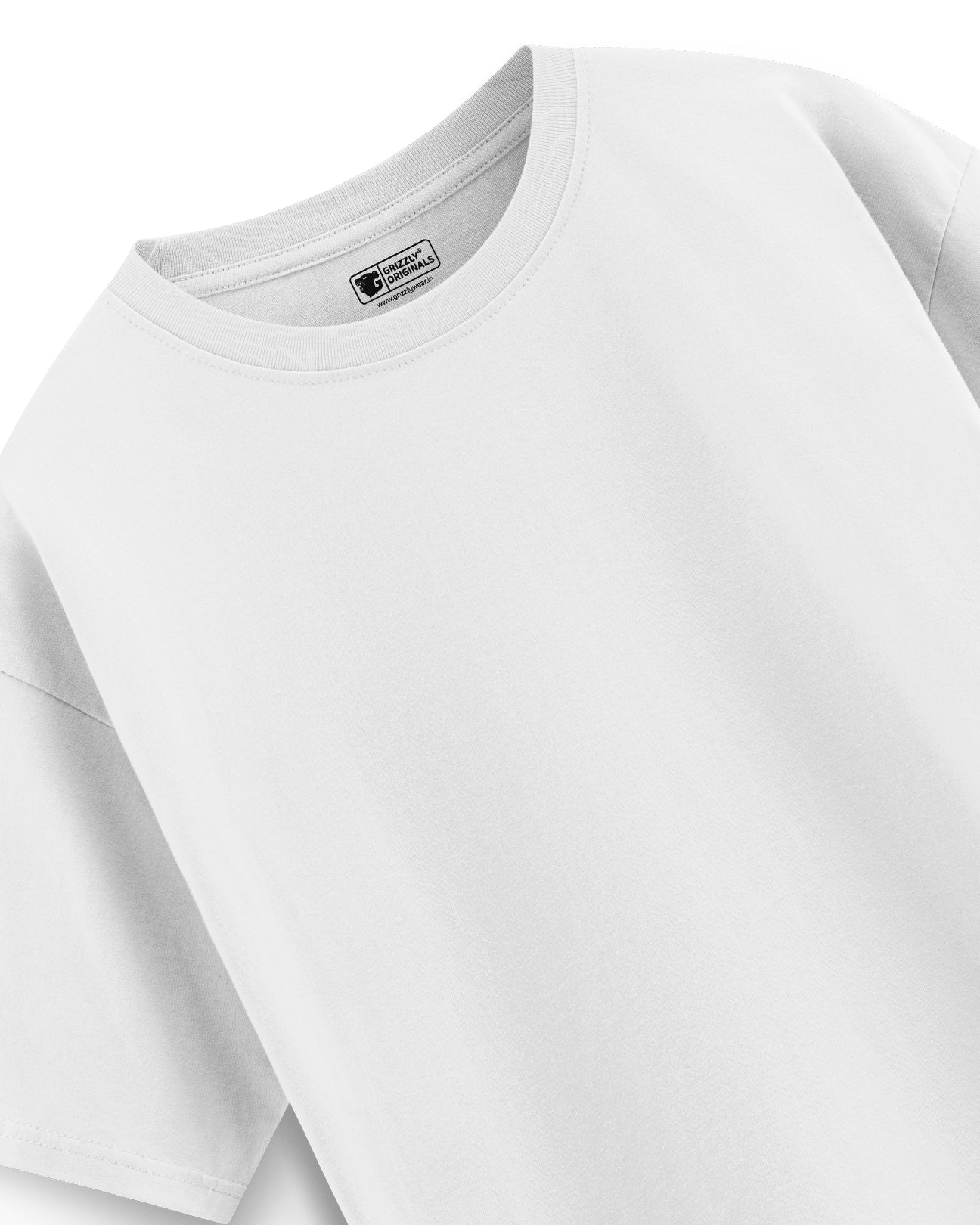 Oversized Blank T-Shirt - Moonlight White