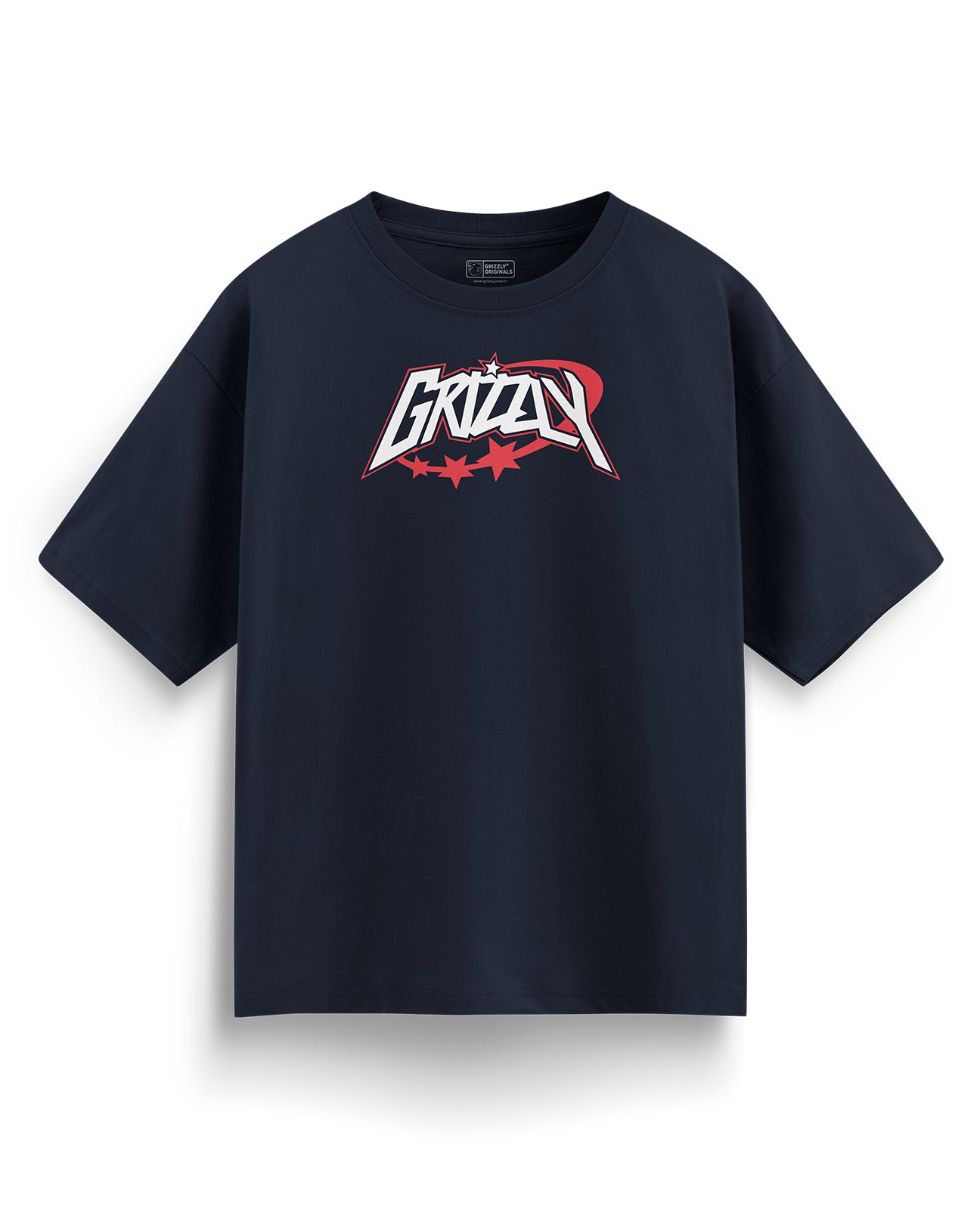 Oversized Graphic Grizzly Stars T-Shirt