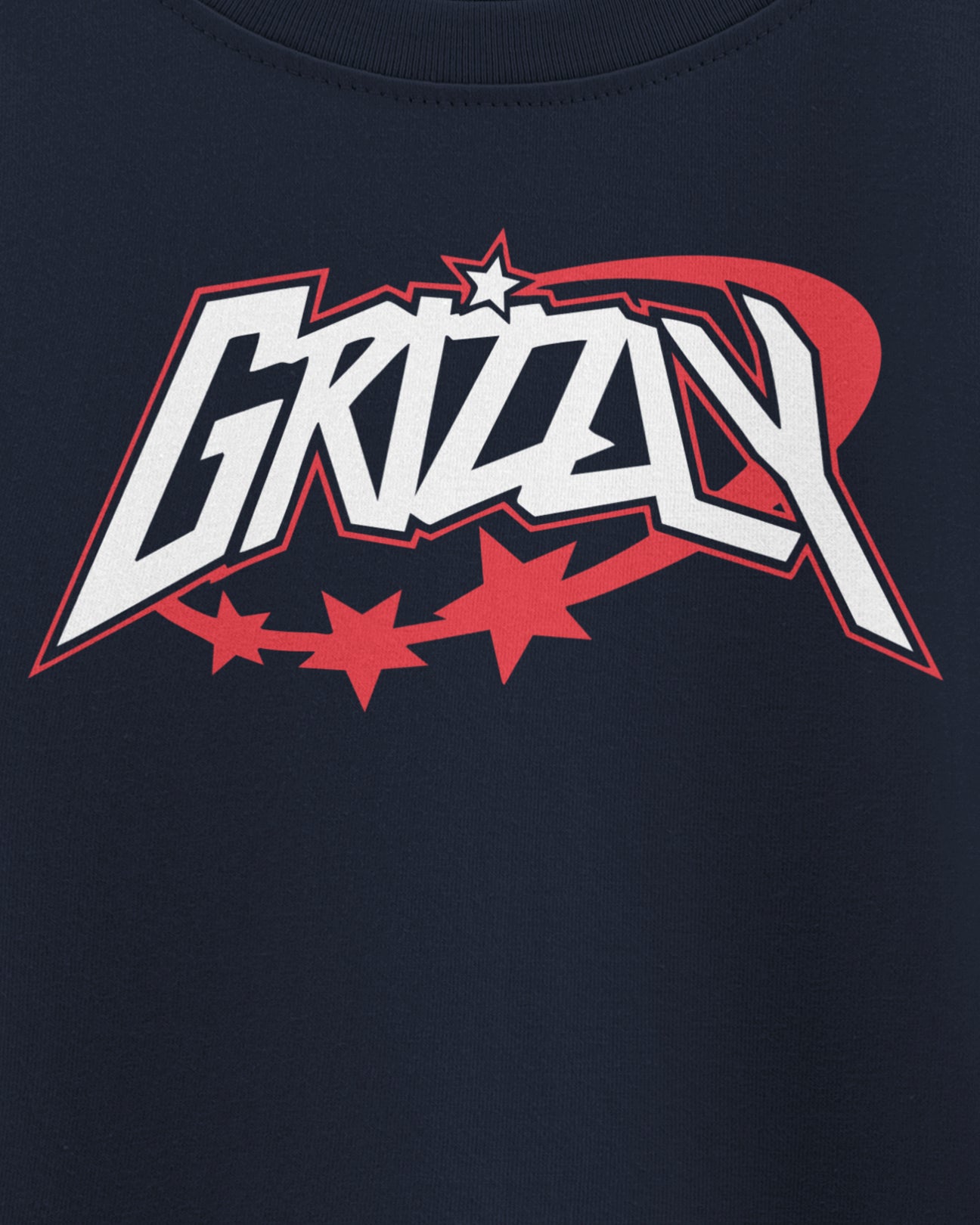 Oversized Graphic Grizzly Stars T-Shirt