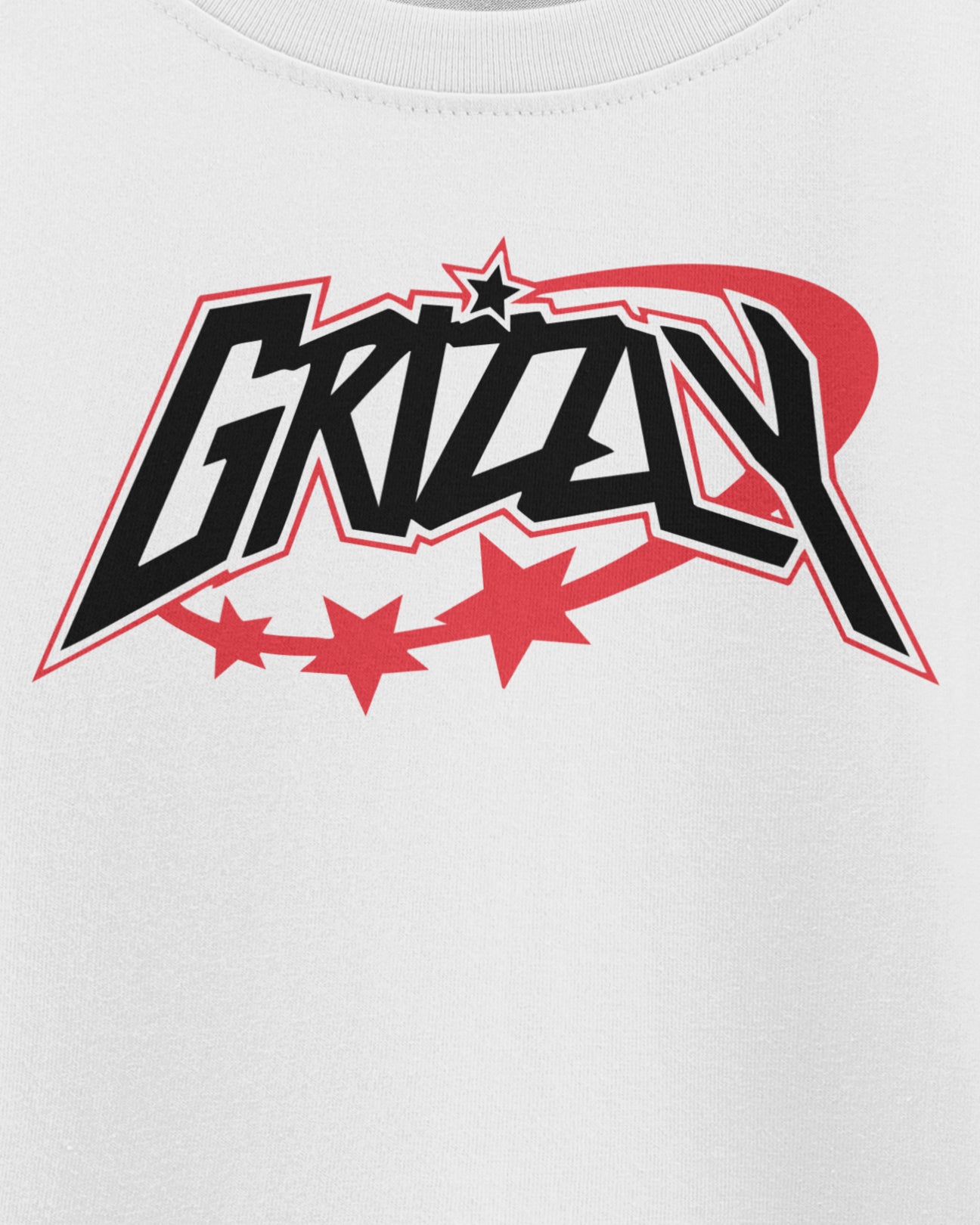 Oversized Graphic Grizzly Stars T-Shirt