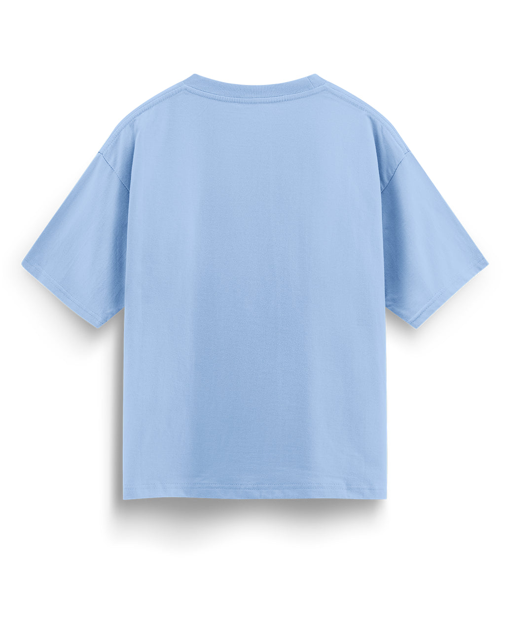 Oversized Blank T-Shirt - Frosty Sky Blue