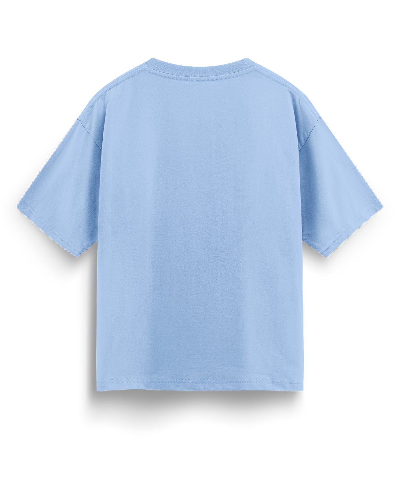 Oversized Blank T-Shirt - Frosty Sky Blue