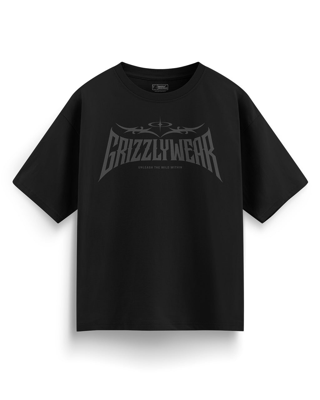 Oversized Graphic Classic T-Shirt - Midnight Black