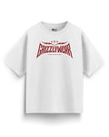 Oversized Graphic Classic T-Shirt - Moonlight White