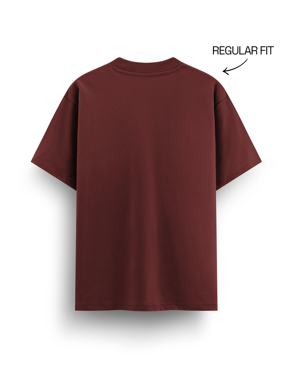 Regular Blank T-Shirt - Brick  Red