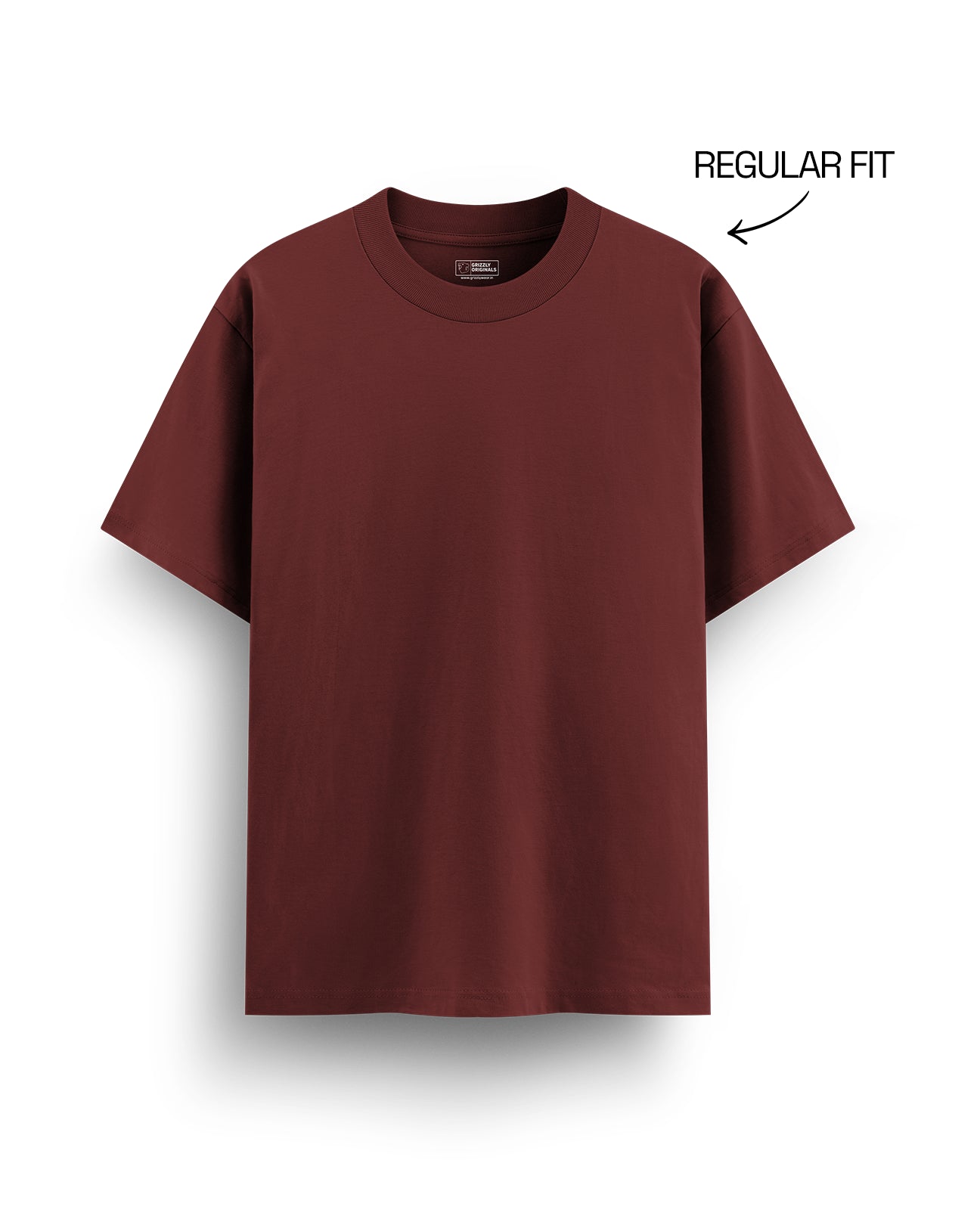 Regular Blank T-Shirt - Brick  Red