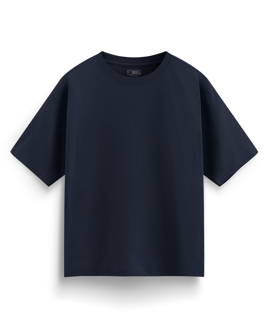 Oversized Blank T-Shirt - Classic Navy Blue