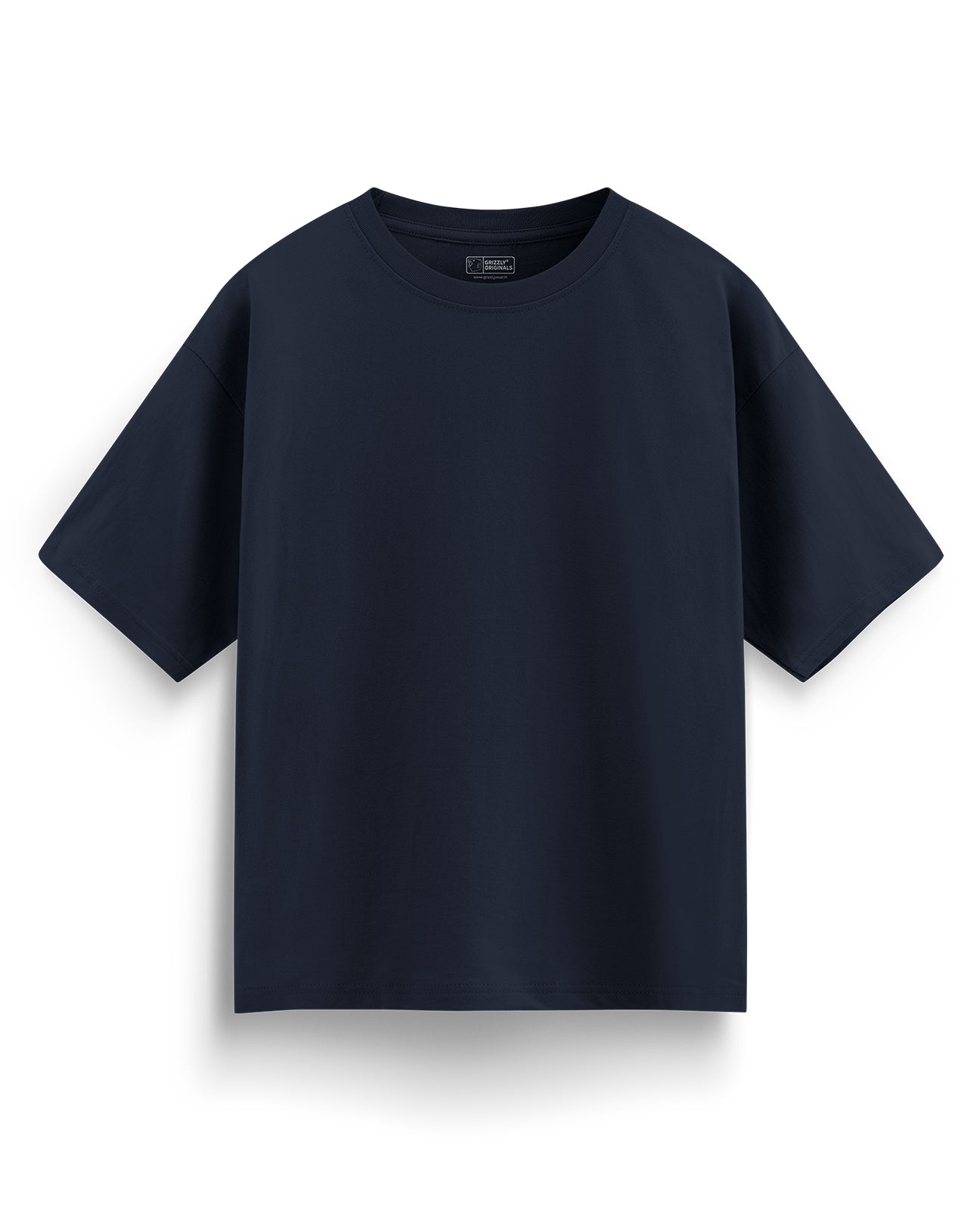Oversized Blank T-Shirt - Classic Navy Blue