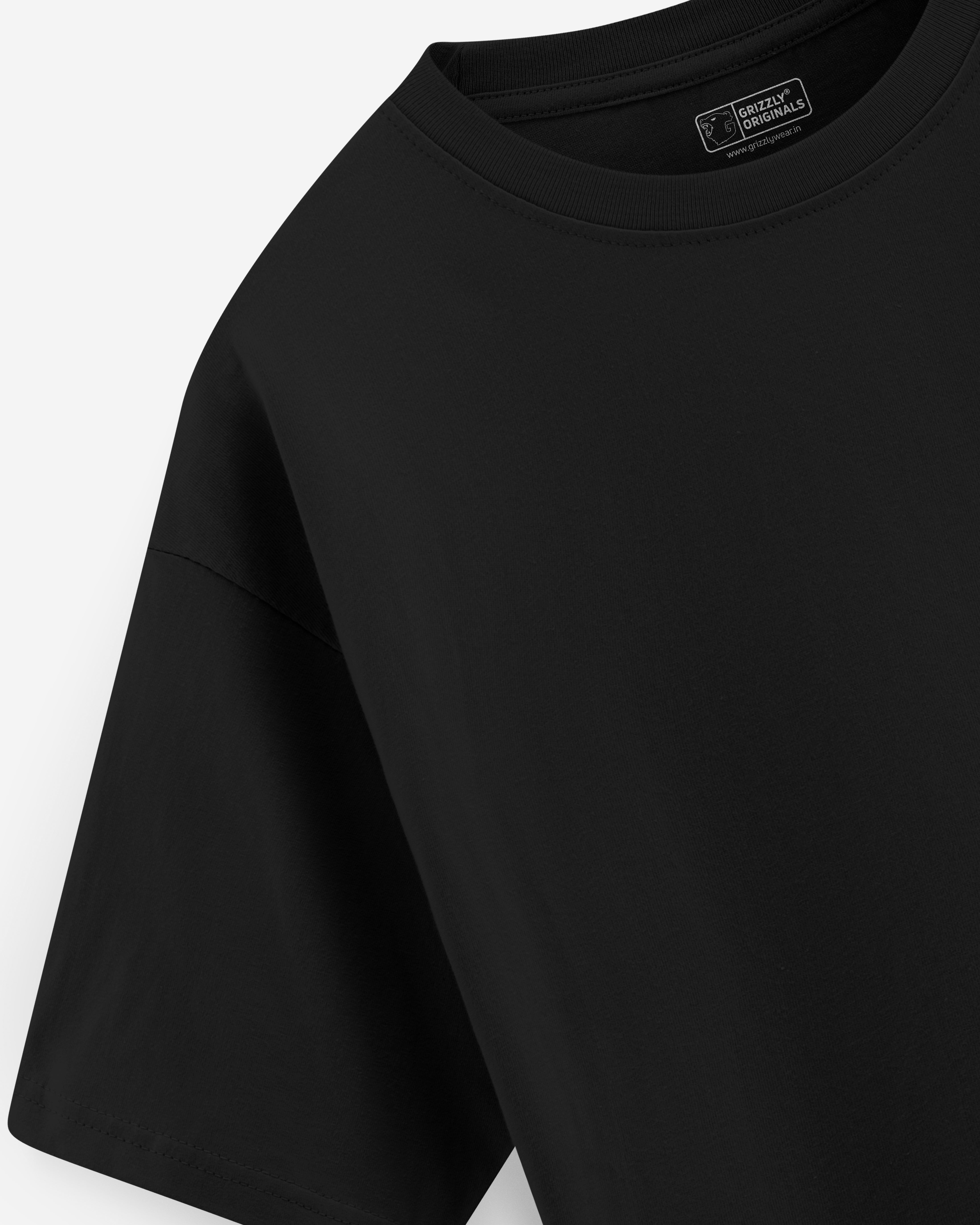 Black Oversized Premium T-Shirt- Men