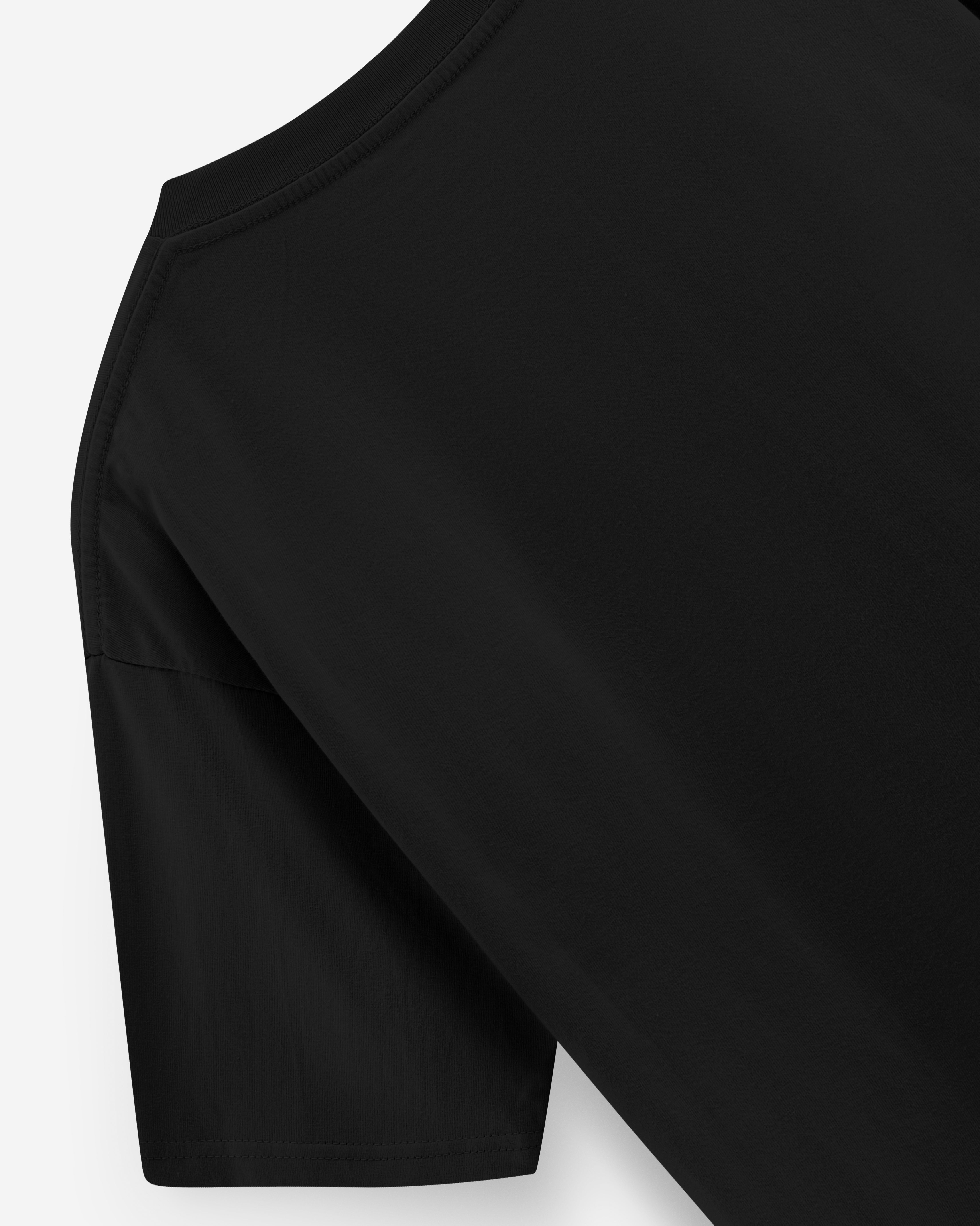 Black Oversized Premium T-Shirt- Men